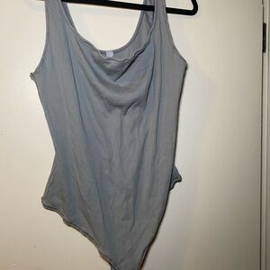 SKIMS Grey Sleeveless Bodysuit | Size 4x
